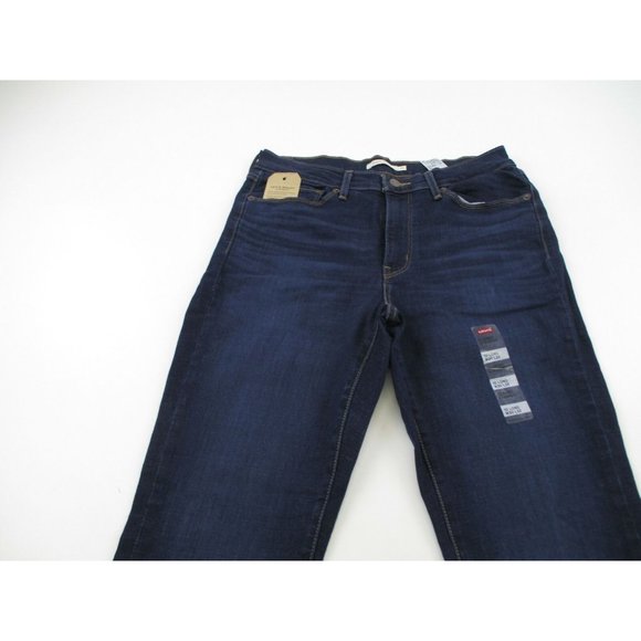 Levi's Women's Classic Straight Stretch Straight Leg Jeans Cobalt Haze, 30 X 32 - Picture 4 of 11